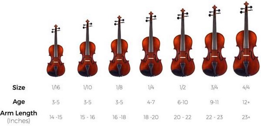 Cách lựa chọn đàn violin phù hợp với từng độ tuổi